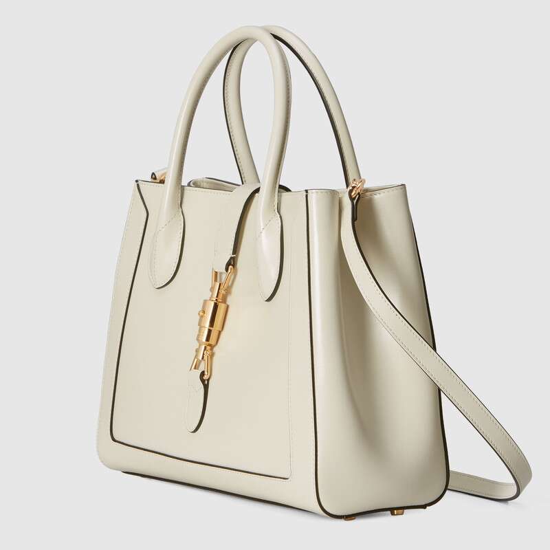 Gucci Jackie 1961 Medium Tote Bag Shoulder Bag 649016 White